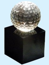 Kristall Golfball-Trophäe