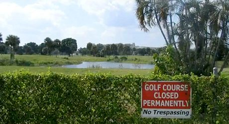 Golfplatz-Sterben in den USA